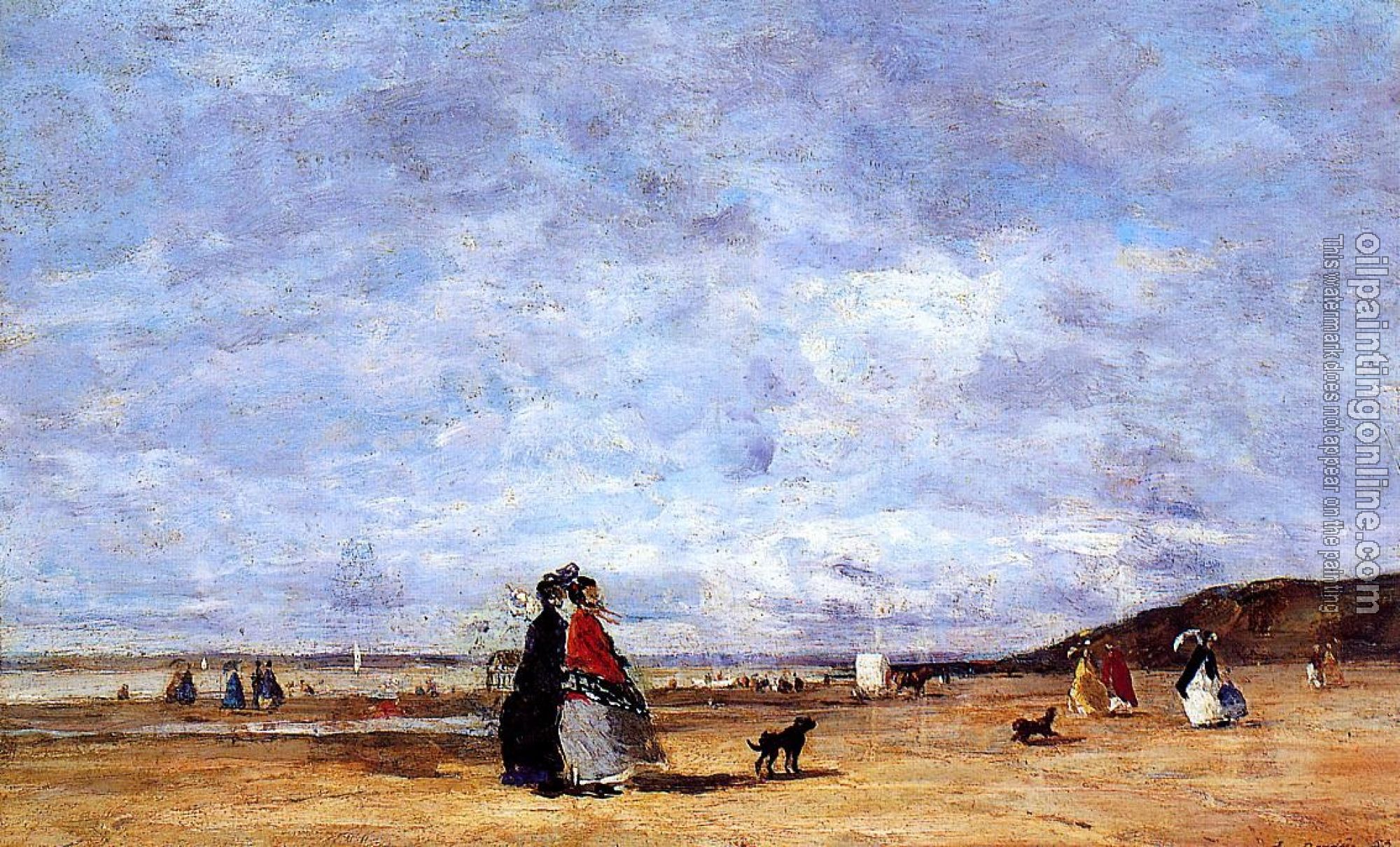 Boudin, Eugene - Elegant Women on the Beach